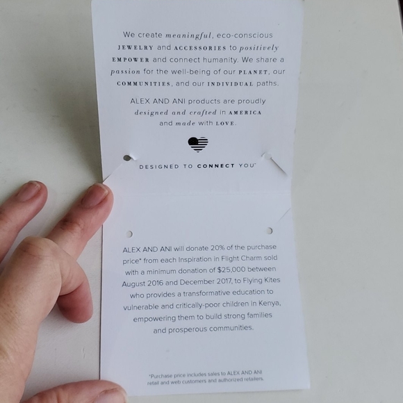 Alex and Ani Inspiration in Flight Kite Goldtone - Picture 8 of 8